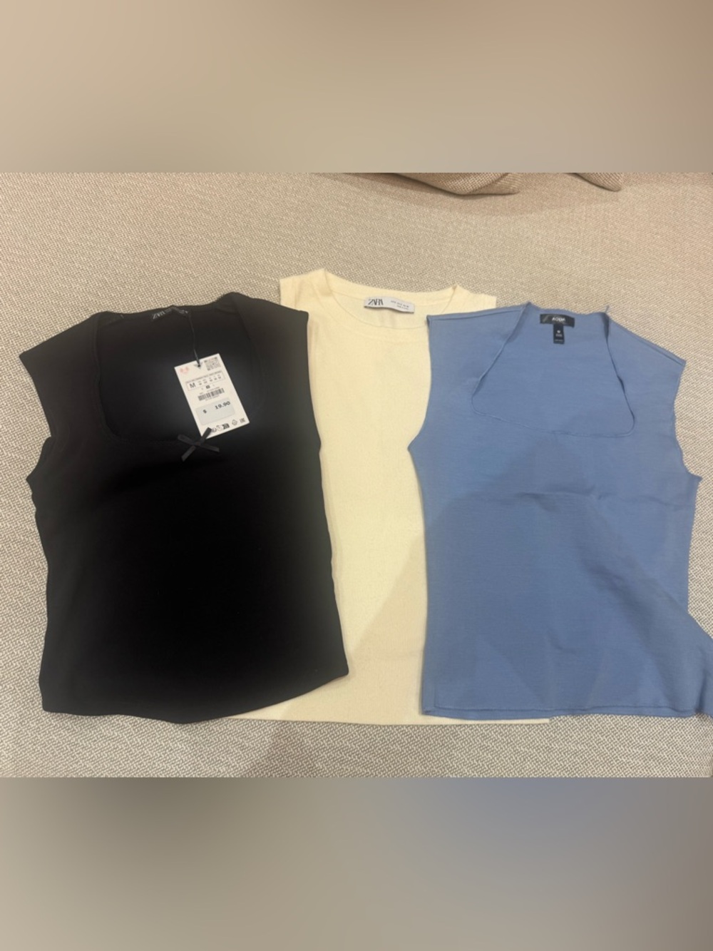 Zara & Aqua 3 Piece Shirt Bundle